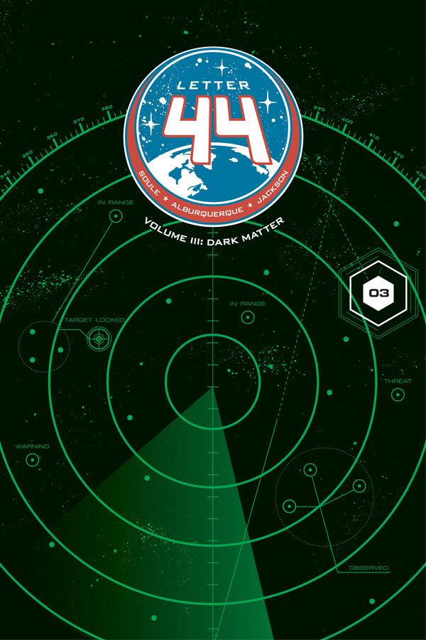 Book cover of Letter 44, Volume 3: Dark Matter by Charles Soule (Writer), Dan Jackson (Illus.)