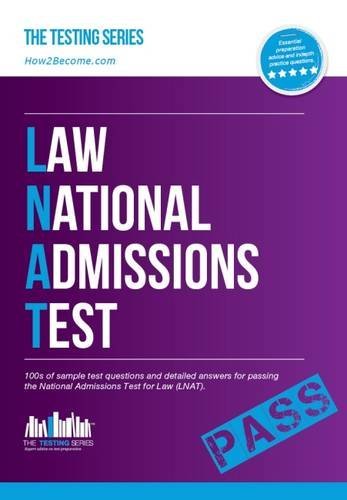 Book cover of Law National Admissions Test: 100s Of Sample Test Questions And Detailed Answers For Passing The National Admissions Test For Law by How2become