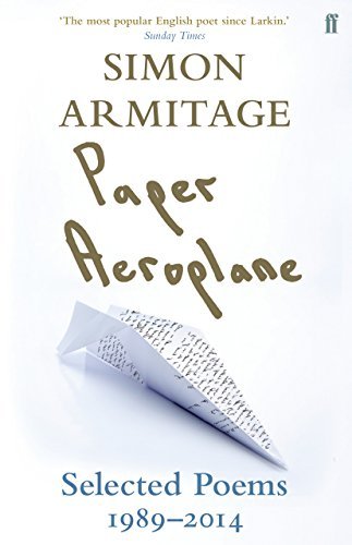 Book cover of Paper Aeroplane by Simon Armitage