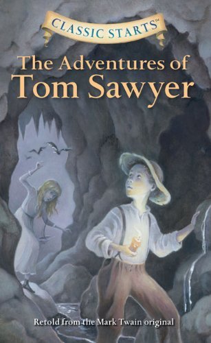 Book cover of The Adventures of Tom Sawyer by Martin Woodside, Mark Twain
