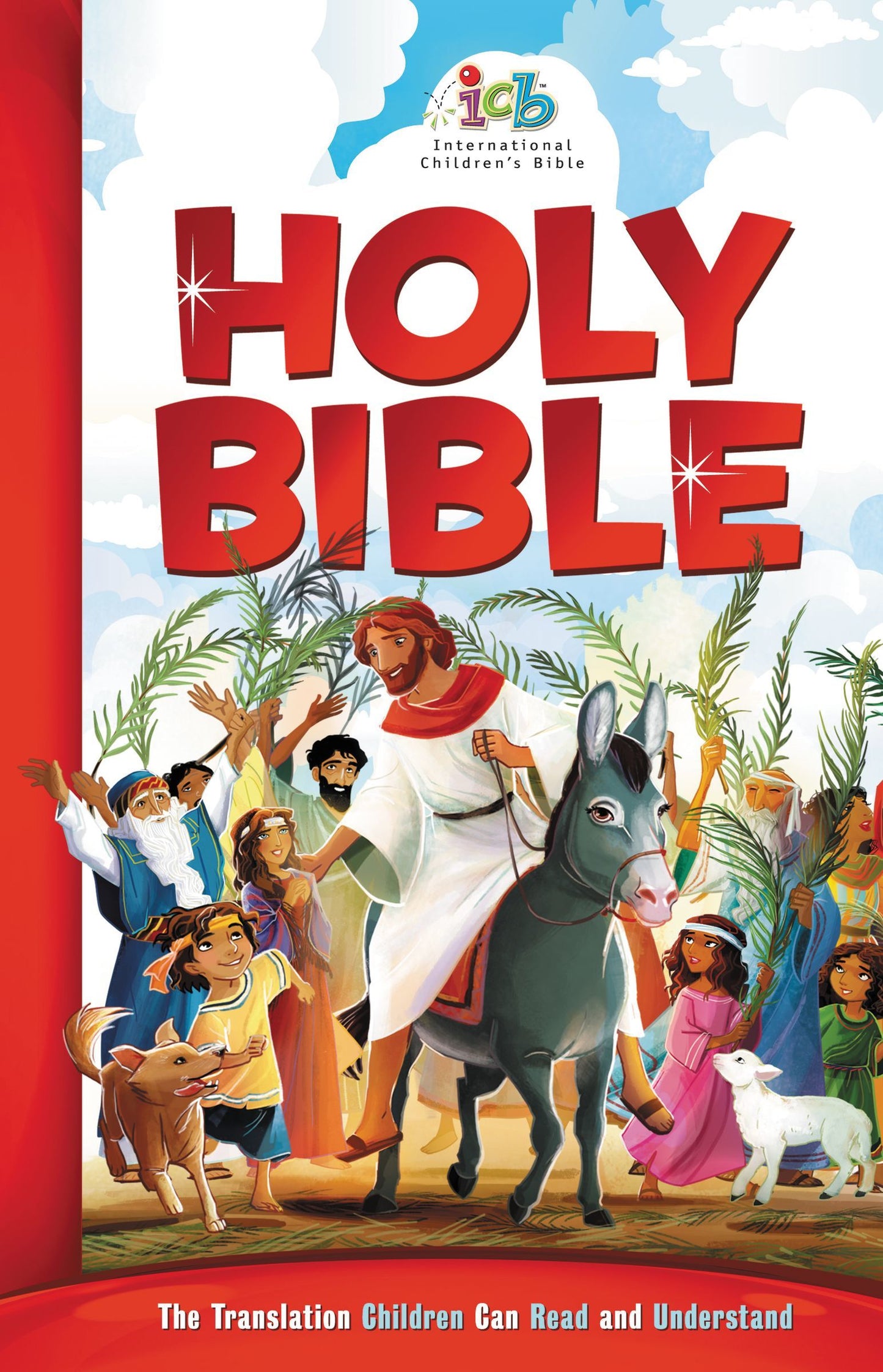 Book cover of ICB, Children's Holy Bible, Multicolor, Hardcover: Big Red Cover by Anonymous