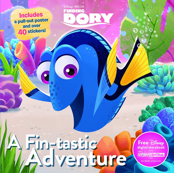 Book cover of Finding Dory: A Fin-Tastic Adventure by Parragon Books