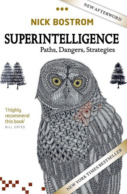 Book cover of Superintelligence: Paths, Dangers, Strategies by Nick Bostrom