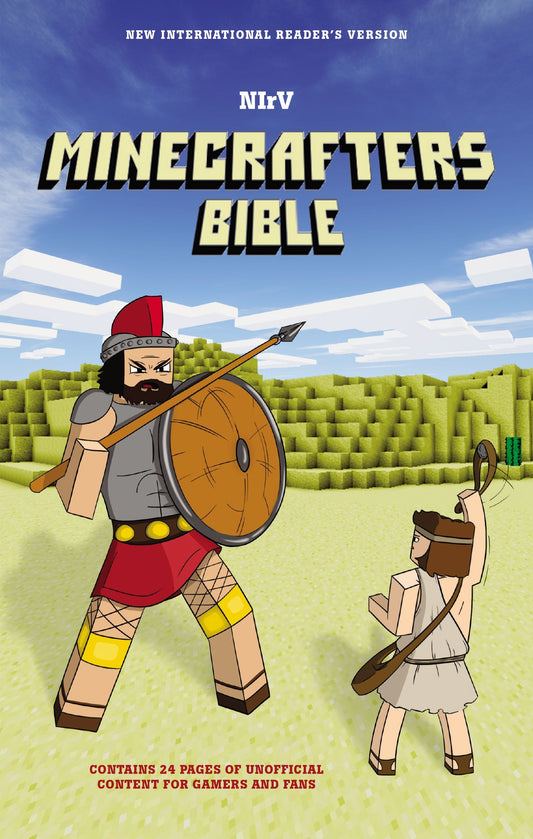 Book cover of NIrV Minecrafters Bible by Anonymous