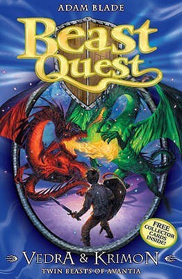 Book cover of Vedra and Krimon: Twin Beasts of Avantia by Adam Blade