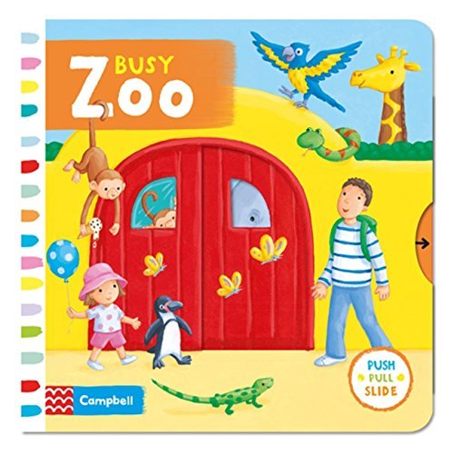 Book cover of Busy Zoo by Rebecca Finn