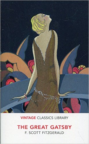 Book cover of The Great Gatsby by F. Scott Fitzgerald