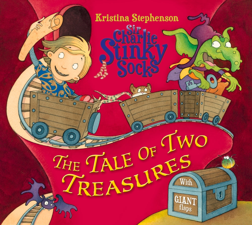 Book cover of Sir Charlie Stinky Socks: The Tale of Two Treasures by Kristina Stephenson