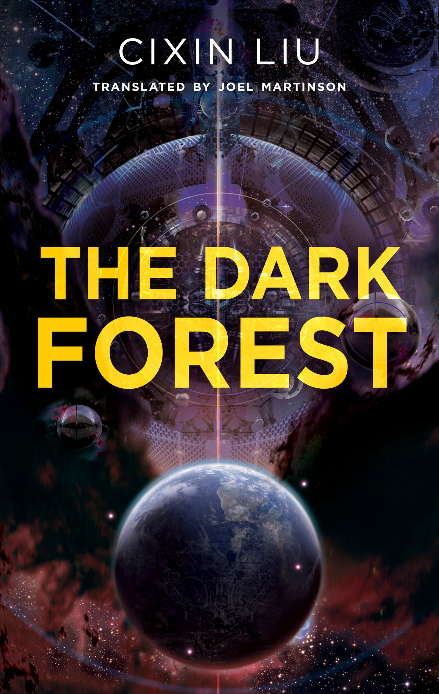 Book cover of The Dark Forest by Liu Cixin, Joel Martinson (Trans.)