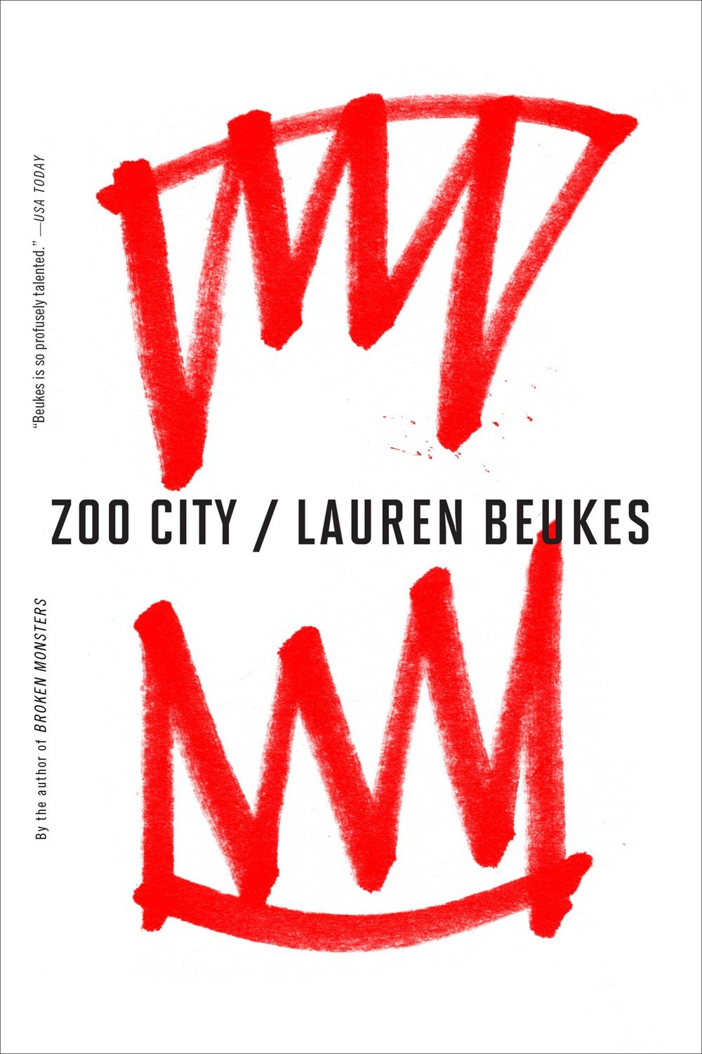 Book cover of Zoo City by Lauren Beukes
