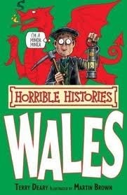 Book cover of Wales by Terry Deary, Robert Novotný (Trans.), Martin    Brown (Illus.)