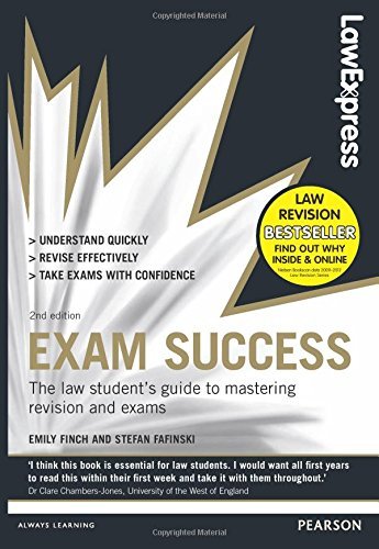 Book cover of Law Express Exam Success 2nd by Emily Finch