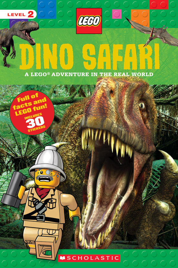 Book cover of Dino Safari (LEGO Nonfiction): A LEGO Adventure in the Real World by Penelope Arlon, Tory Gordon-Harris