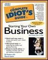 Book cover of Complete Idiot's Guide To Starting A Home-Based Business by Barbara Weltman