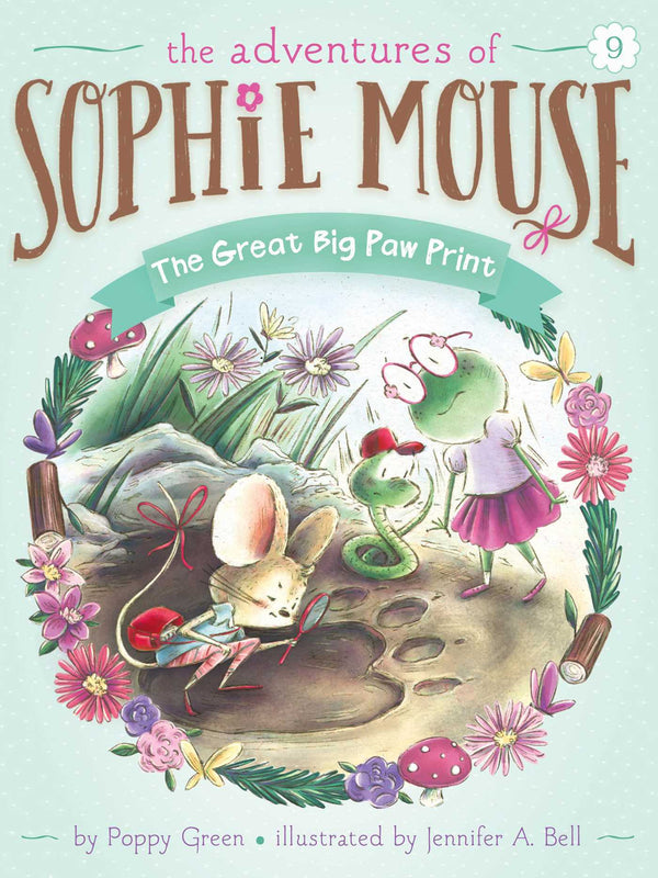 Book cover of The Great Big Paw Print (9) by Poppy Green, Jennifer A. Bell (Illus.)