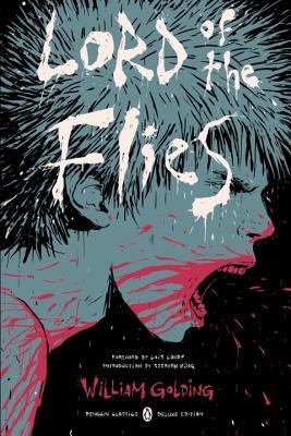 Book cover of Lord Of The Flies by William Golding, Lois Lowry (Foreword), Stephen        King (Introduction), E.M. Forster (Contrib.), Jennifer Buehler (Contrib.)