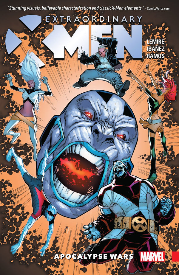 Book cover of Extraordinary X-Men, Vol. 2: Apocalypse Wars by Jeff Lemire (Writer), Humberto Ramos (Illus.), Víctor Ibáñez (Illus.)