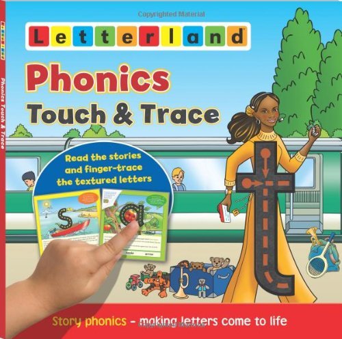 Book cover of Phonics Touch & Trace by Lisa Holt