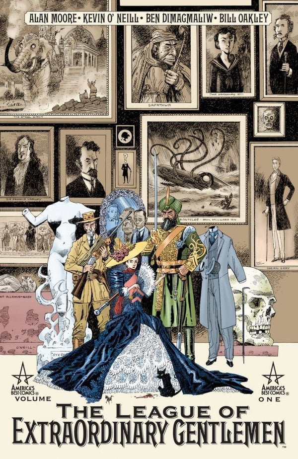 Book cover of The League Of Extraordinary Gentlemen, Vol. 1 by Alan             Moore