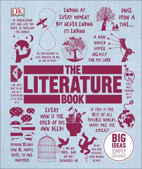Book cover of The Literature Book by James Canton (Ed.), Sam Atkinson (Ed.)