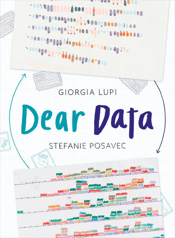 Book cover of Dear Data by Giorgia Lupi, Stefanie Posavec