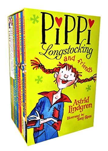 Book cover of Pippi Longstocking And Friends By Astrid Lindgren 10 Books Box Set by Astrid Lindgren