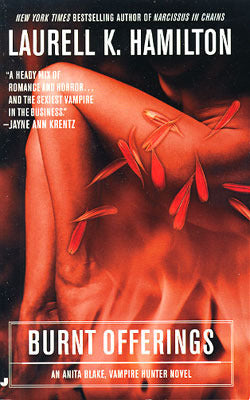 Book cover of Burnt Offerings by Laurell K. Hamilton