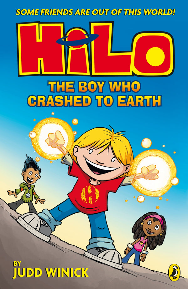 Book cover of The Boy Who Crashed to Earth by Judd Winick