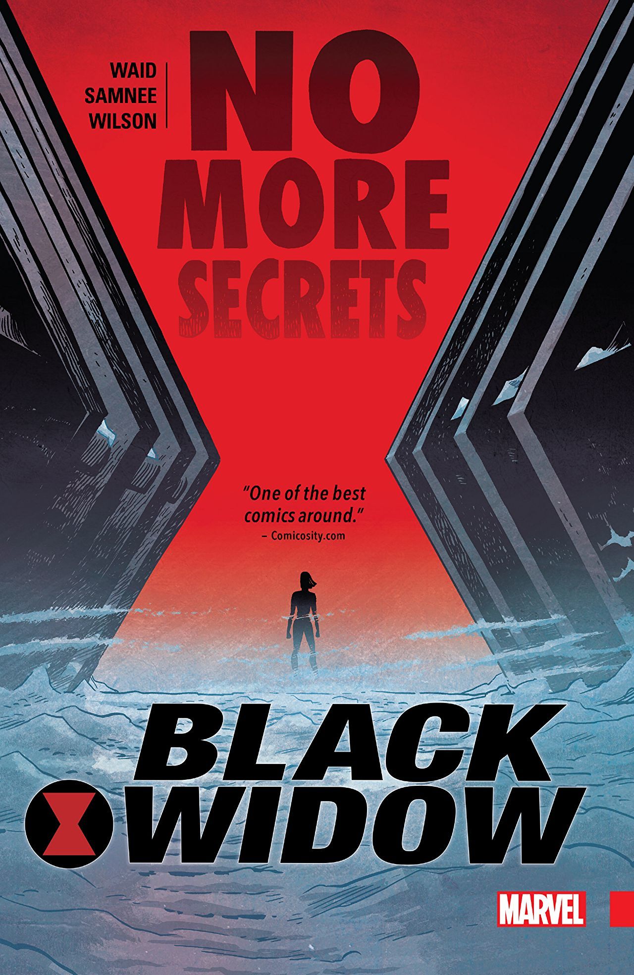 Book cover of Black Widow, Vol. 2: No More Secrets by Mark Waid (Writer), Chris Samnee (Writer, Artist), Matt Wilson (Colourist), Joe Caramagna (Letterer)