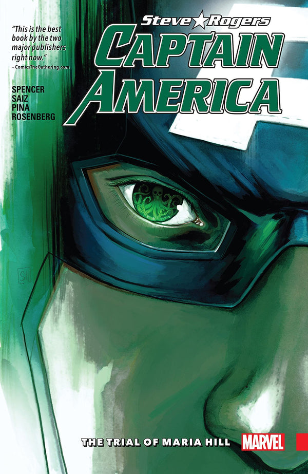 Book cover of Captain America: Steve Rogers, Vol. 2: The Trial of Maria Hill by Nick Spencer (Writer)