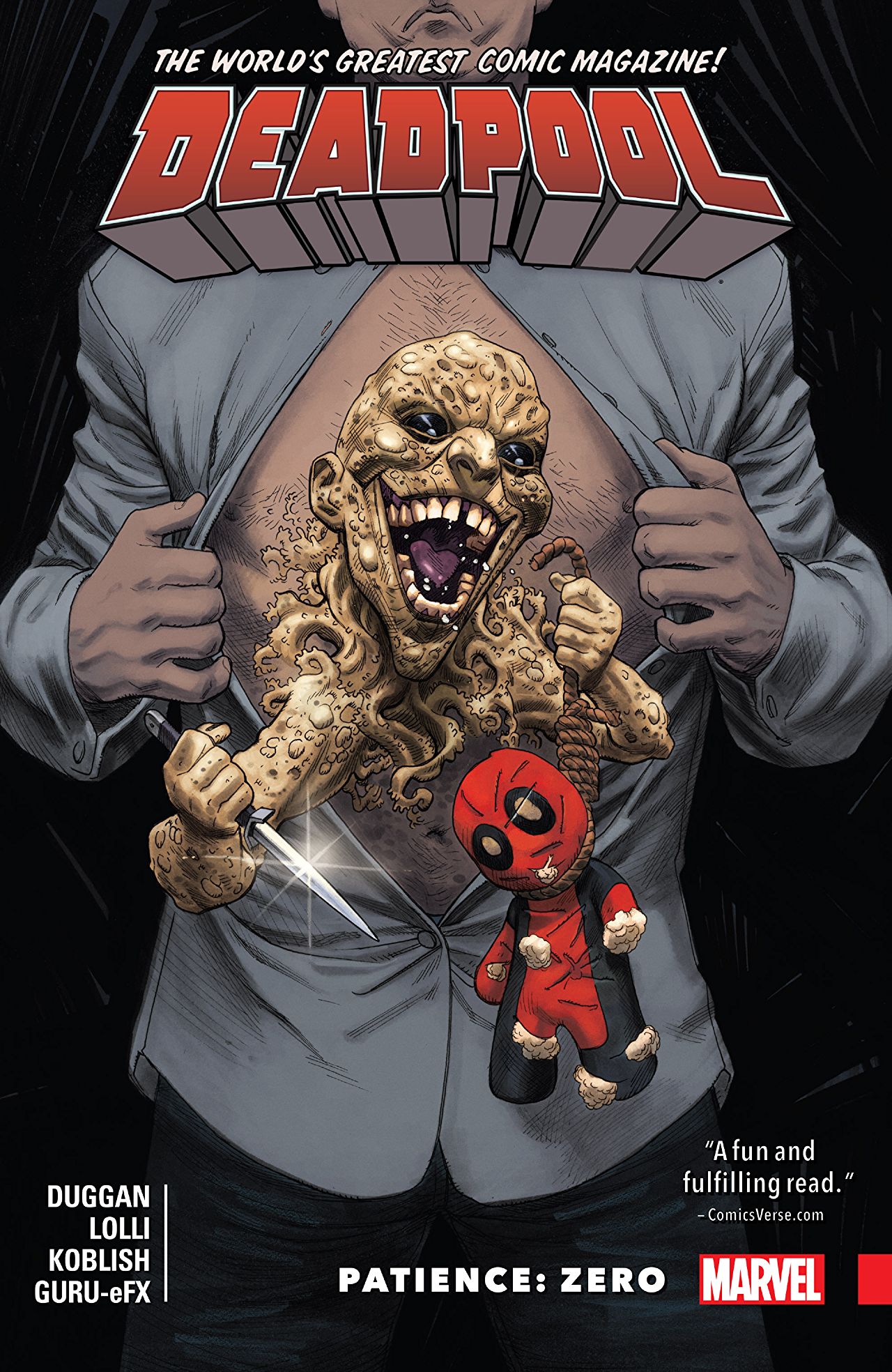 Book cover of Deadpool: World's Greatest, Volume 6: Patience: Zero by Gerry Duggan (Writer)