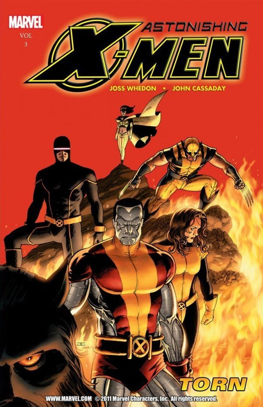 Book cover of Astonishing X-Men, Vol. 3: Torn by Joss Whedon, John Cassaday (Artist)