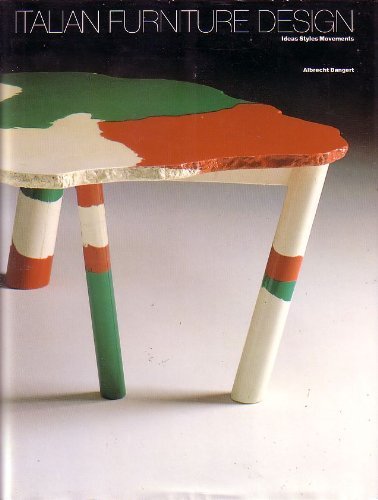 Book cover of Italian Furniture Design by Albrecht Bangert