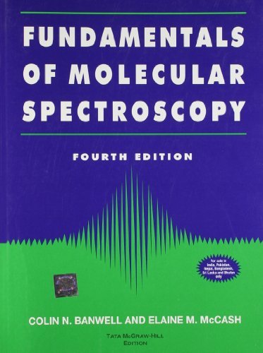 Book cover of Fundamentals Of Molecular Spectroscopy: 4E by Banwell.