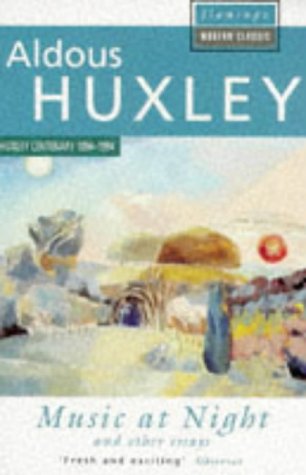 Book cover of Music at Night and Other Essays by Aldous Huxley