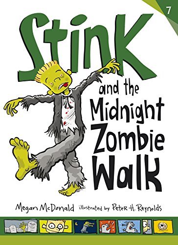 Book cover of Stink And The Midnight Zombie Walk by Megan McDonald