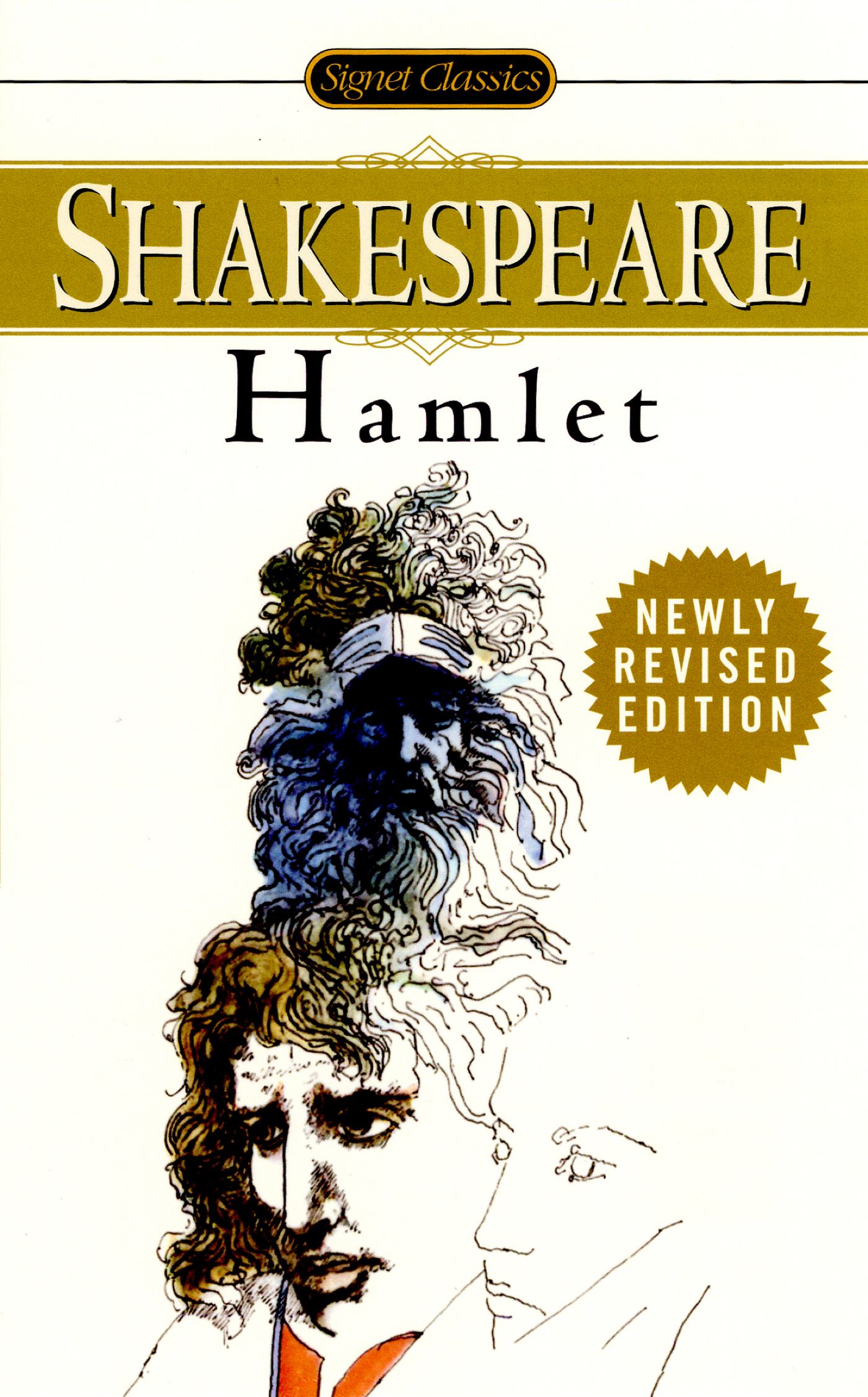 Book cover of Hamlet by William Shakespeare, Sylvan Barnet (Ed.)