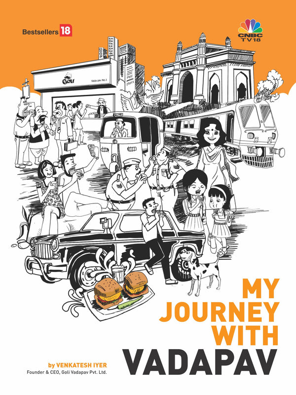 Book cover of My Journey With Vadapav by Venkatesh Iyer