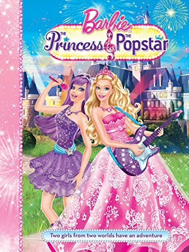 Book cover of Barbie And The Princess And The Popstar Story Book by Mattel