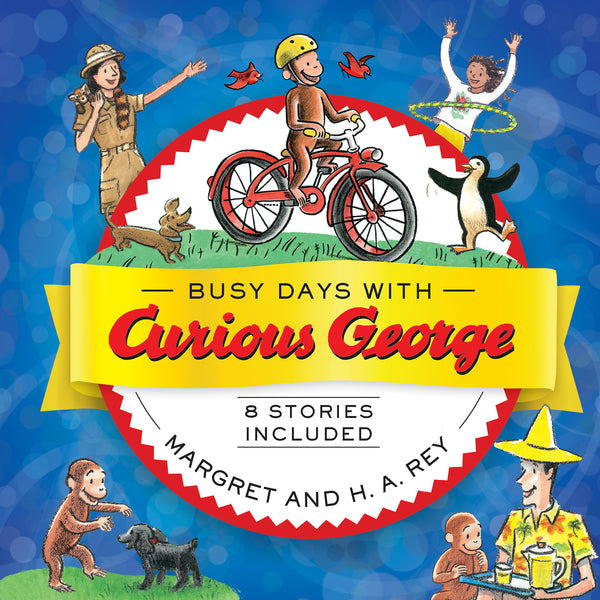 Book cover of Busy Days With Curious George by H.A. Rey