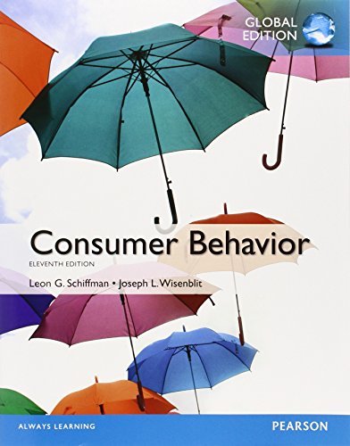 Book cover of Consumer Behaviour by Leon G. Schiffman, Leslie Lazar Kanuk