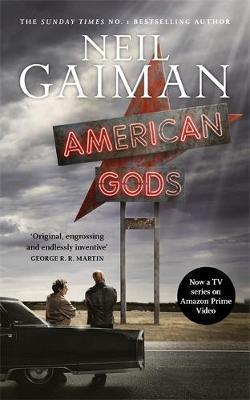 Book cover of American Gods by Neil Gaiman