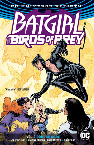 Book cover of Batgirl And The Birds Of Prey, Vol. 2: Source Code by Julie  Benson, Shawna Benson, Claire Roe