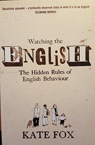 Book cover of Watching The English by Kate Fox