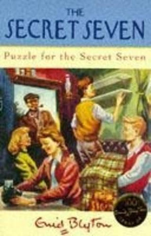 Book cover of Puzzle For The Secret Seven by Enid Blyton