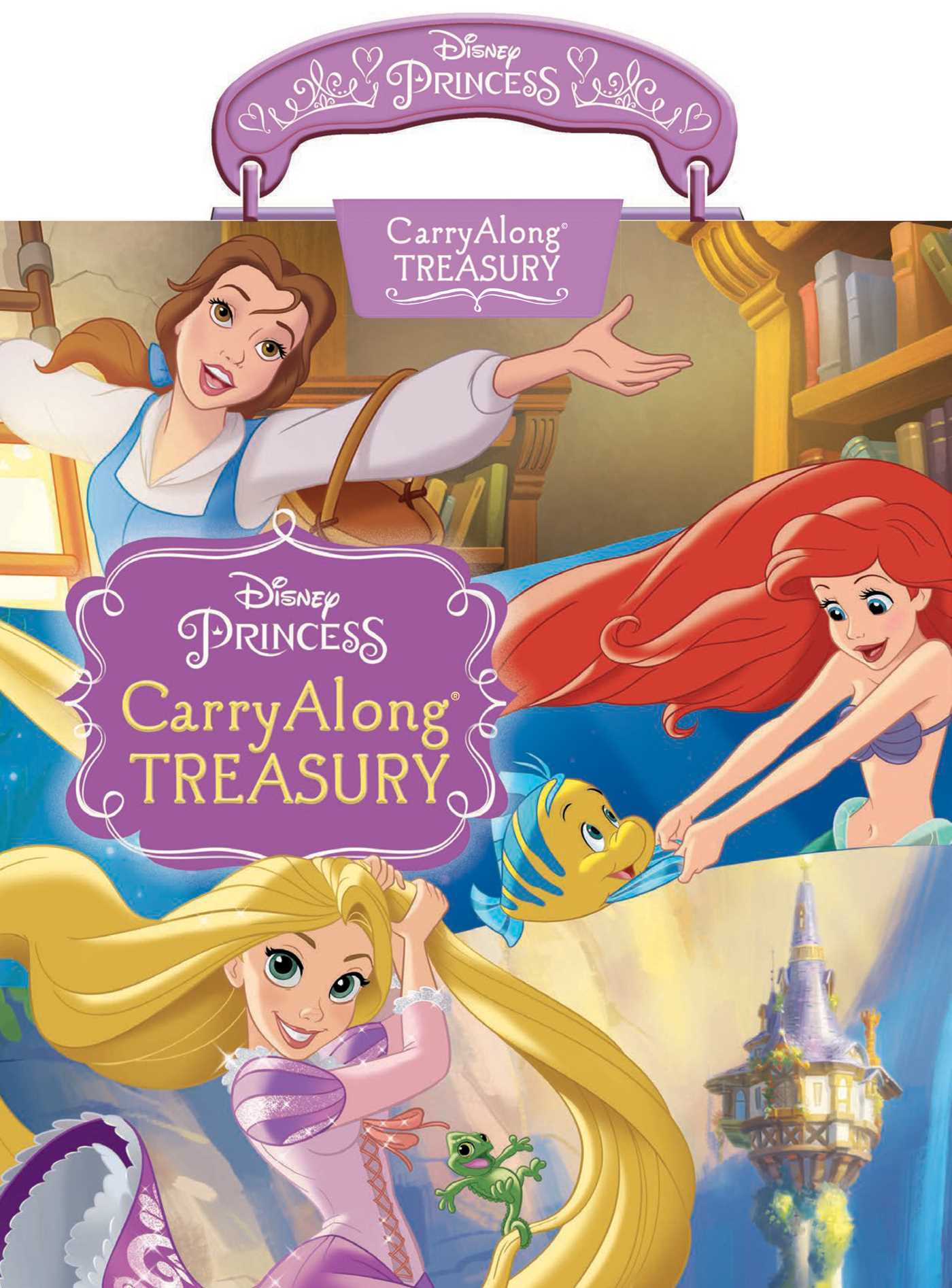 Book cover of Disney Princess CarryAlong Treasury by Walt Disney Company (designer)