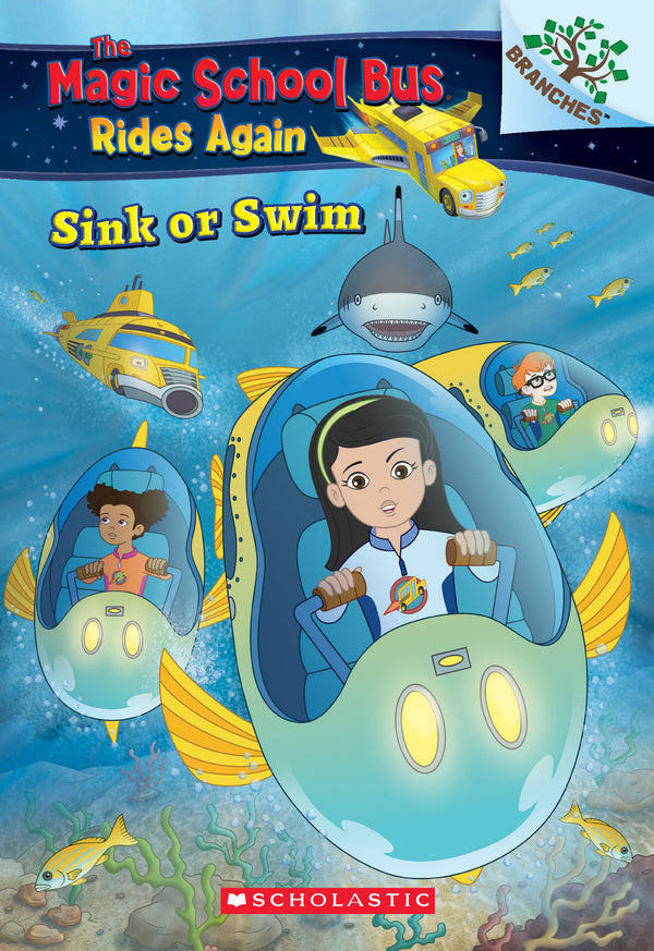 Book cover of Sink Or Swim: Exploring Schools Of Fish: A Branches Book by Judy Katschke, Artful Doodlers Ltd. (Illus.)