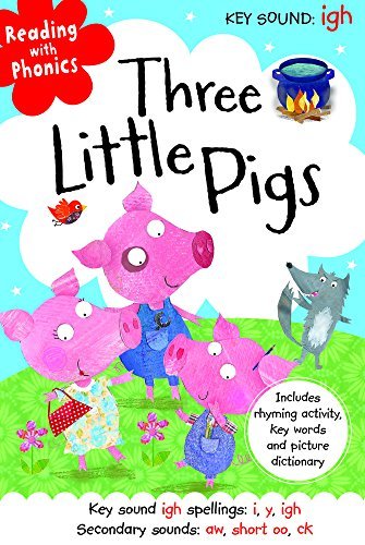 Book cover of Reading With Phonics: Three Little Pigs by Scholastic Inc.