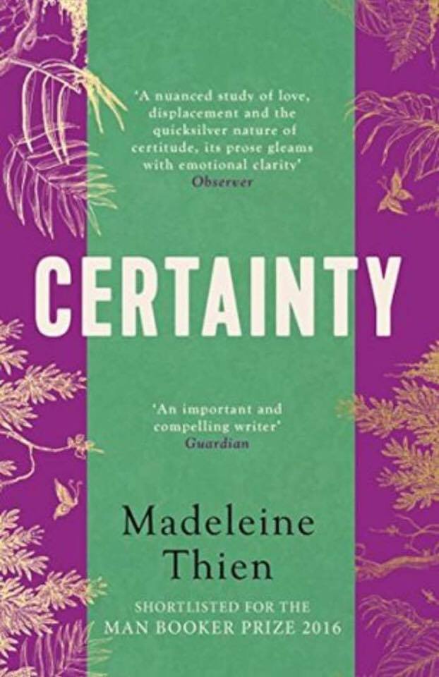 Book cover of Certainty by Madeleine Thien