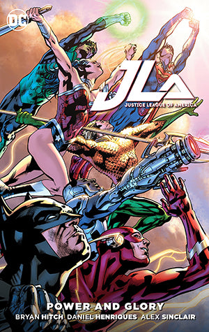 Book cover of Justice League Of America: Power And Glory by Bryan Hitch (Writer/Illustrator)
